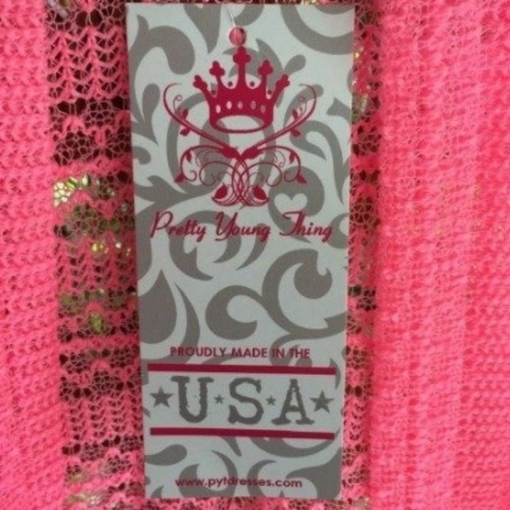 PINK SWEATER Waterfall HI-Lo Hem Last ONE FINAL $